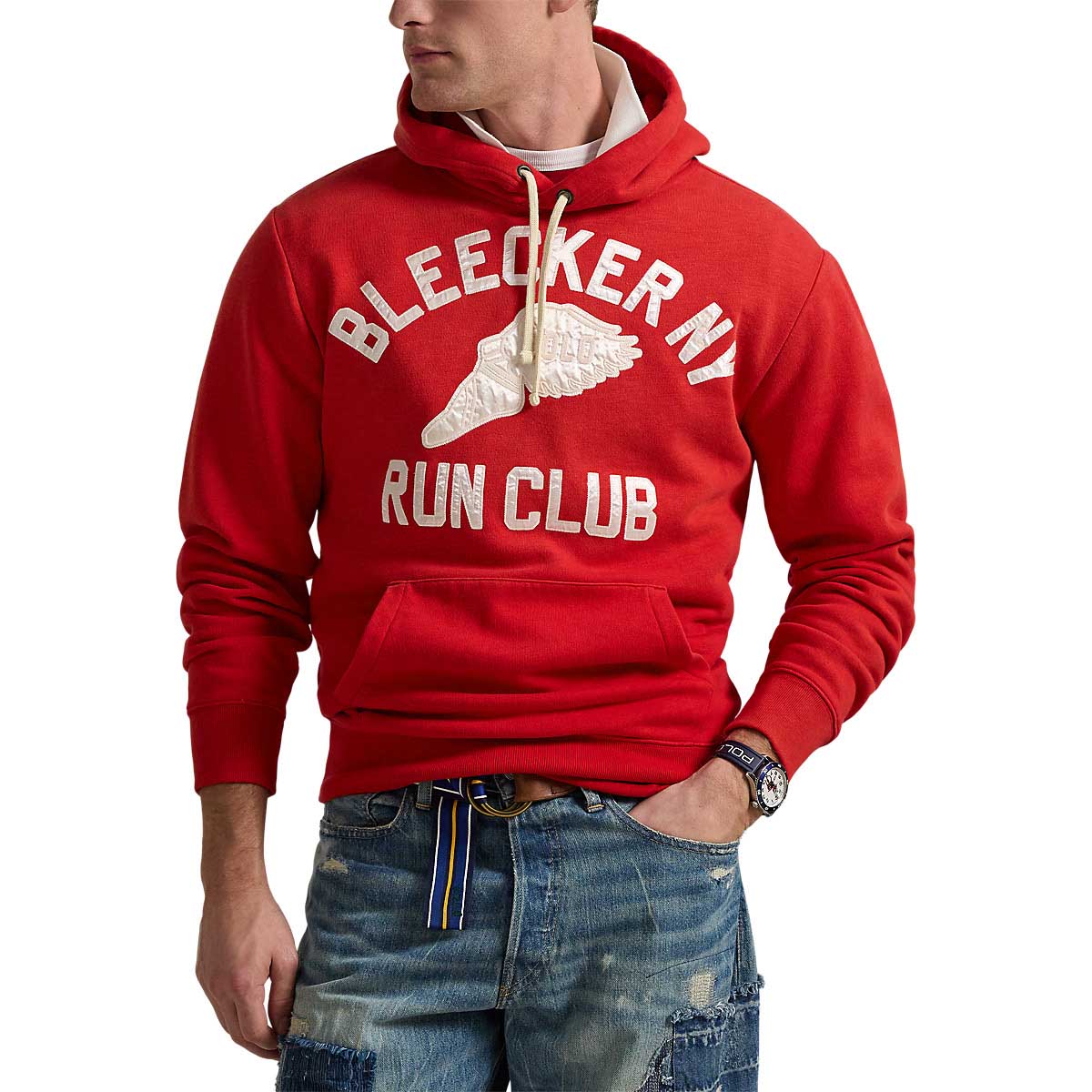 Polo Ralph Lauren Slub Fleece Graphic Hoodie